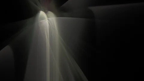 HD Abstract fractal forms morph and oscillate (Loop) Stock Footage 106787172