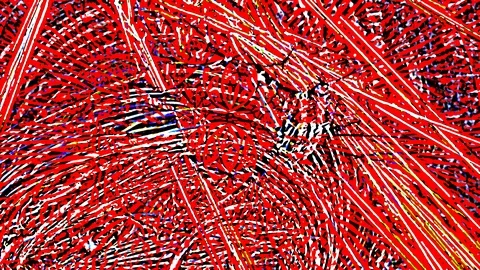 HD Abstract fractal forms morph and oscillate (Loop) 스톡 동영상 106802494