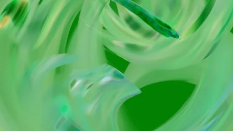 HD Abstract fractal forms morph and oscillate (Loop) Stock Footage 106805664