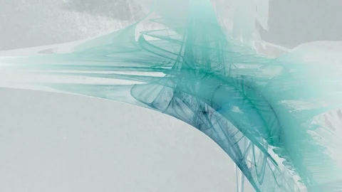 HD Abstract fractal forms morph and oscillate (Loop) Video stock 106832804