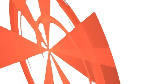 HD Abstract fractal forms morph and oscillate (Loop) Stock Footage 106884014