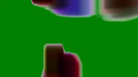 HD Abstract fractal forms morph and oscillate (Loop) Stock Footage 106915873