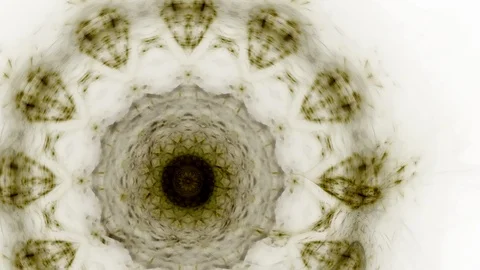 HD Abstract fractal forms morph and oscillate (Loop) Video stock 106921914