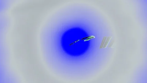 HD Abstract fractal forms morph and oscillate (Loop) Stock Footage 106973670