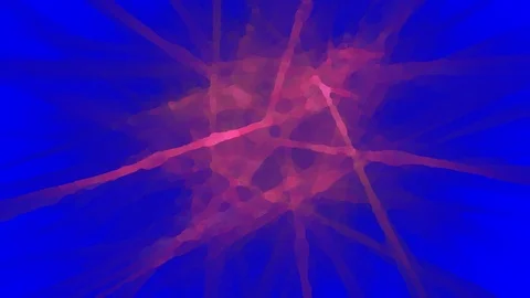 HD Abstract fractal forms morph and oscillate (Loop) Stockbeeldmateriaal 107039217