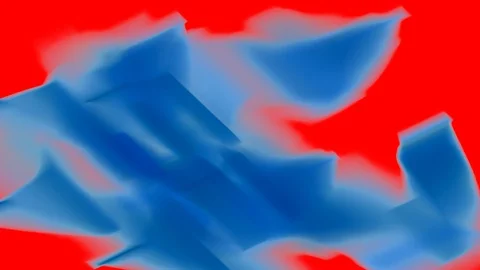 HD Abstract fractal forms morph and oscillate (Loop) Video stock 107053943