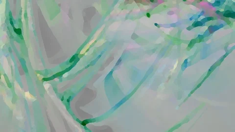 HD Abstract fractal forms morph and oscillate (Loop) Video stock 107055047