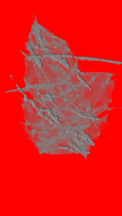 HD Abstract fractal forms morph and oscillate (Loop) Stock Footage 107287205