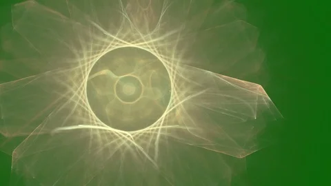 HD Abstract fractal forms morph and oscillate (Loop) Stock Footage 107347648