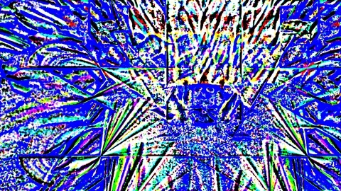 HD Abstract fractal forms morph and oscillate (Loop) Vídeos de archivo 107389273