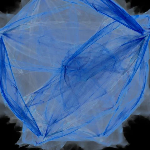 HD Abstract fractal forms morph and oscillate (Loop) Stock Footage 107397616