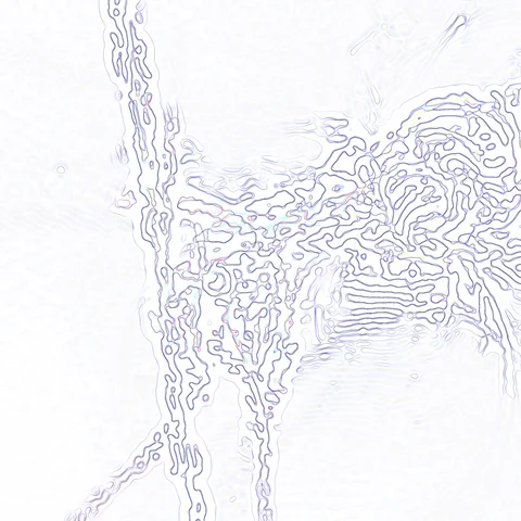 HD Abstract fractal forms morph and oscillate (Loop) Stock Footage 107413704