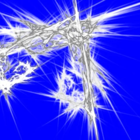 HD Abstract fractal forms morph and oscillate (Loop) Video stock 107444754