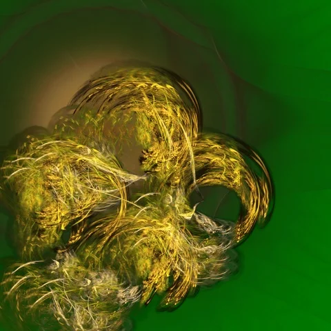 HD Abstract fractal forms morph and oscillate (Loop) Video stock 107449277