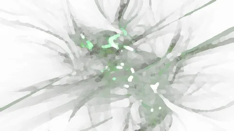 HD Abstract fractal forms morph and oscillate (Loop) Stock Footage 107467314