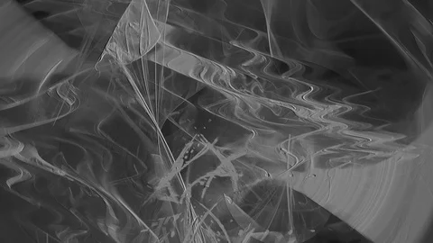 HD Abstract fractal forms morph and oscillate (Loop) Stock Footage 107500605