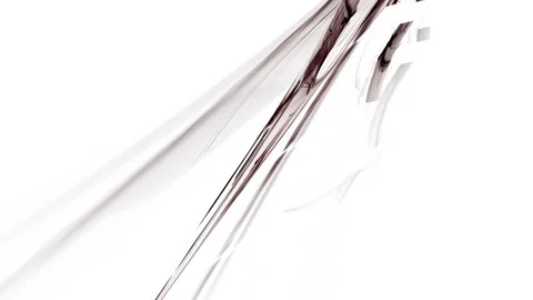 HD Abstract fractal forms morph and oscillate (Loop) Stock Footage 107500763