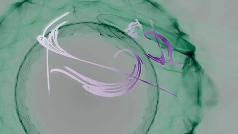 HD Abstract fractal forms morph and oscillate (Loop) Stock Footage 107506663