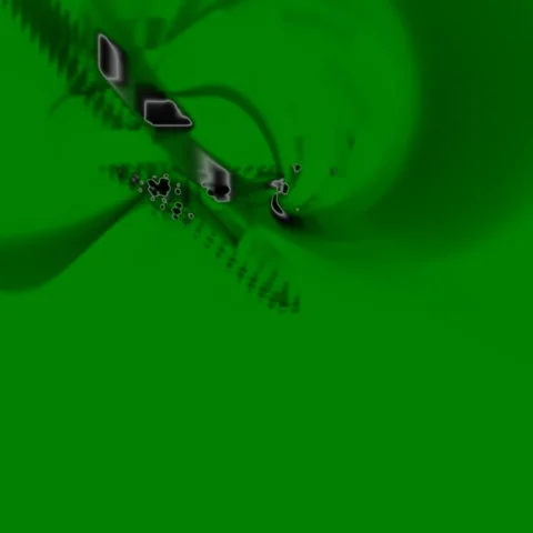 HD Abstract fractal forms morph and oscillate (Loop) Stock Footage 107535645