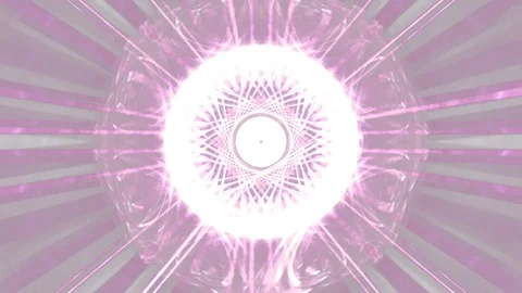 HD Abstract fractal forms morph and oscillate (Loop) Video stock 107558612