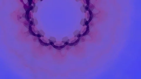 HD Abstract fractal forms morph and oscillate (Loop) Vídeos de archivo 107599155