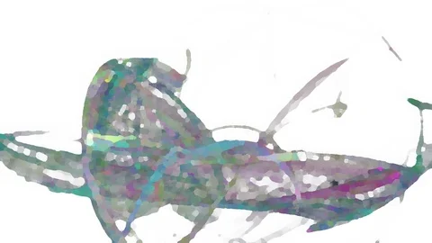 HD Abstract fractal forms morph and oscillate (Loop) 스톡 동영상 107605473