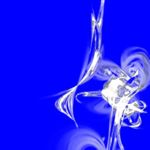 HD Abstract fractal forms morph and oscillate (Loop) 스톡 동영상 107606436
