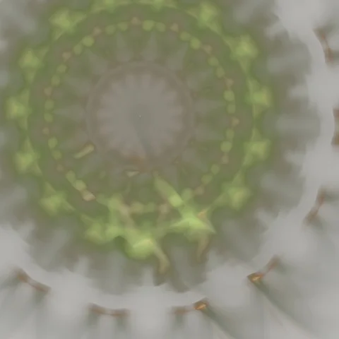 HD Abstract fractal forms morph and oscillate (Loop) Stock Footage 107650269