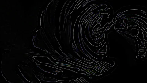 HD Abstract fractal forms morph and oscillate (Loop) Stockbeeldmateriaal 107659108