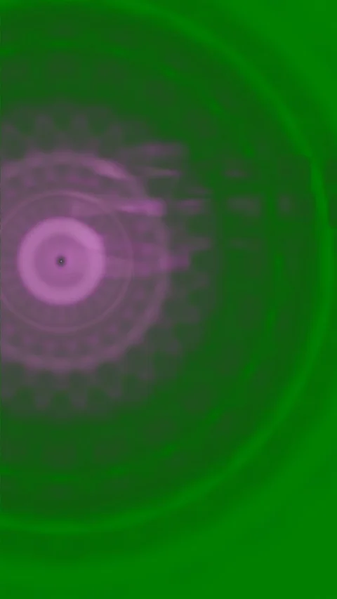 HD Abstract fractal forms morph and oscillate (Loop) Stock Footage 107667108