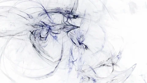 HD Abstract fractal forms morph and oscillate (Loop) 스톡 동영상 107677213