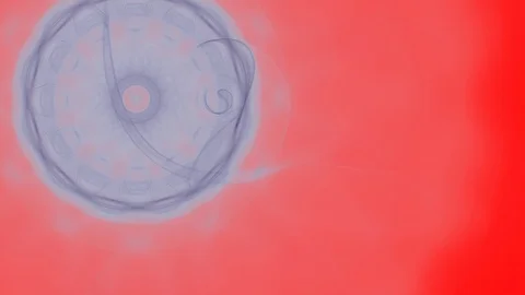 HD Abstract fractal forms morph and oscillate (Loop) Vídeos de archivo 107708102