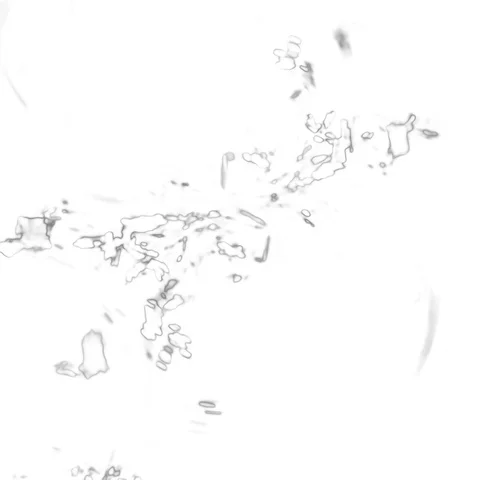 HD Abstract fractal forms morph and oscillate (Loop) Vidéo 107710459