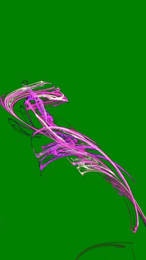 HD Abstract fractal forms morph and oscillate (Loop) 스톡 동영상 107762915