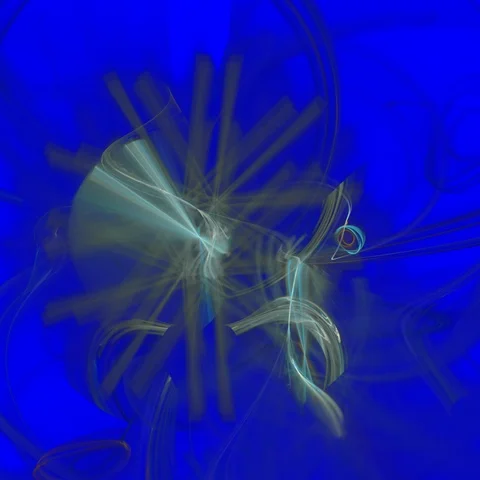 HD Abstract fractal forms morph and oscillate (Loop) Video stock 107795699