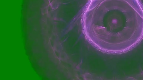 HD Abstract fractal forms morph and oscillate (Loop) Video stock 107807587