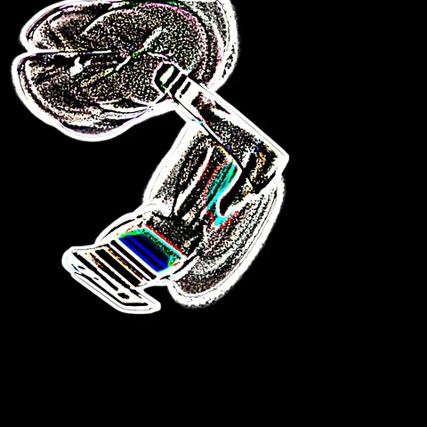 HD Abstract fractal forms morph and oscillate (Loop) Video stock 107819909