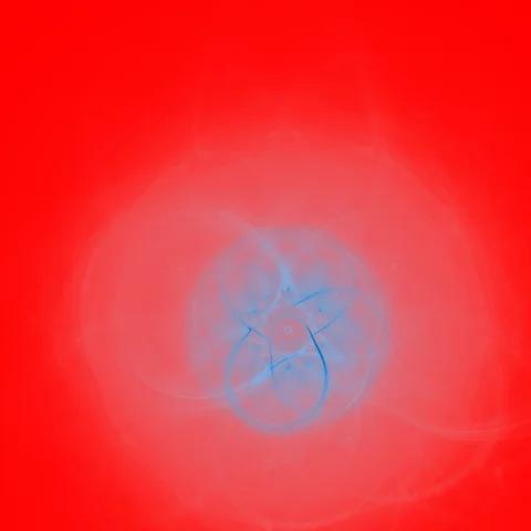 HD Abstract fractal forms morph and oscillate (Loop) Stock Footage 107844350