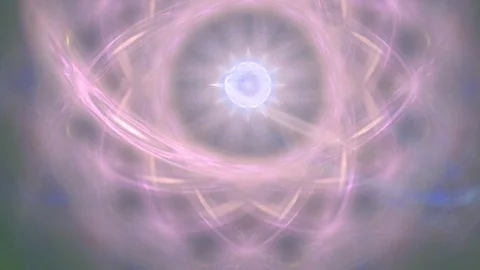 HD Abstract fractal forms morph and oscillate (Loop) Video stock 107861677