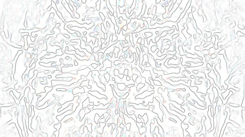 HD Abstract fractal forms morph and oscillate (Loop) Stock Footage 107886358