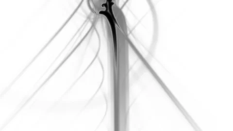 HD Abstract fractal forms morph and oscillate (Loop) 스톡 동영상 107917340