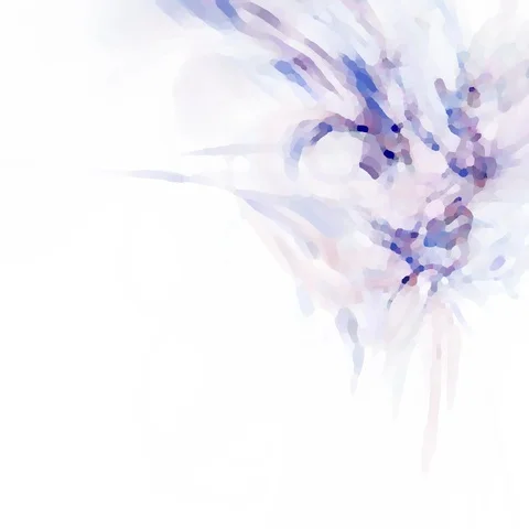 HD Abstract fractal forms morph and oscillate (Loop) Stock Footage 107923646