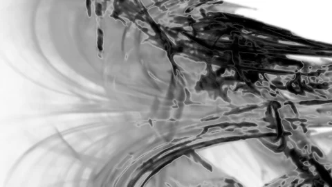 HD Abstract fractal forms morph and oscillate (Loop) Stockbeeldmateriaal 107956610