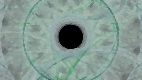 HD Abstract fractal forms morph and oscillate (Loop) Stock Footage 107967488