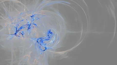 HD Abstract fractal forms morph and oscillate (Loop) 스톡 동영상 108095534