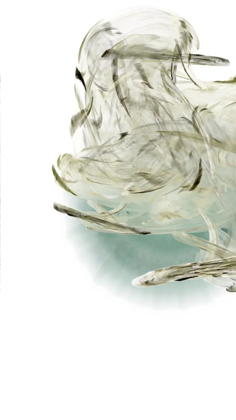 HD Abstract fractal forms morph and oscillate (Loop) 스톡 동영상 108111040