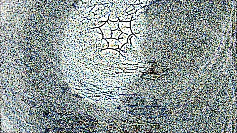 HD Abstract fractal forms morph and oscillate (Loop) Stock Footage 108123904