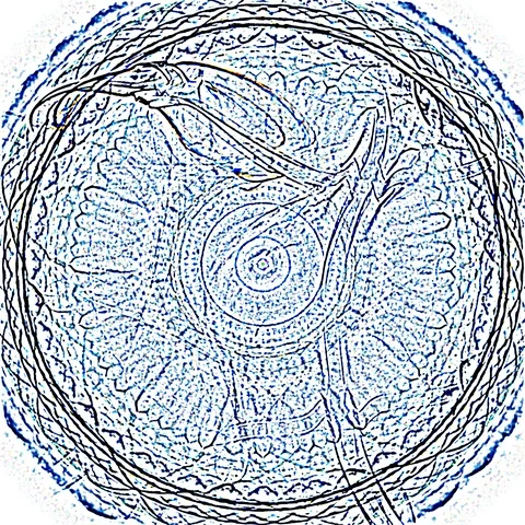 HD Abstract fractal forms morph and oscillate (Loop) 스톡 동영상 108133212