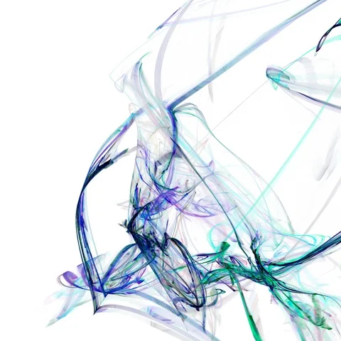 HD Abstract fractal forms morph and oscillate (Loop) 스톡 동영상 108133476