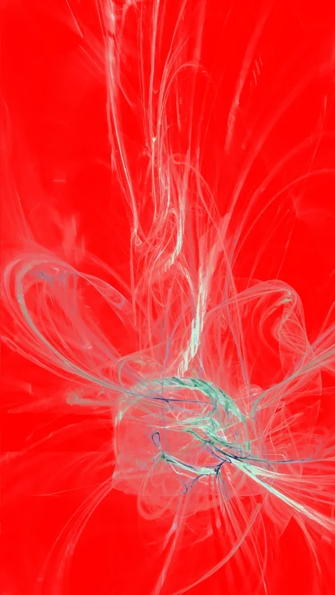 HD Abstract fractal forms morph and oscillate (Loop) Stockbeeldmateriaal 108134031